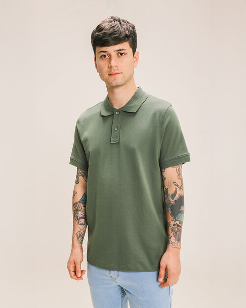 Polo Verde Fit Slim